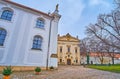 The Library of Strahov Monastery, Prague, Czech Republic Royalty Free Stock Photo