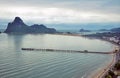 Scenic bay of Prachuap Khiri Khan Royalty Free Stock Photo