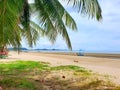 Scenic beach area in Thailand, Samroiyot Royalty Free Stock Photo