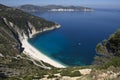Scenic beach at Kefalonia island Royalty Free Stock Photo