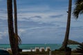 Scenic beach view in the caribbean: Playa Bonita, Las Terrenas, Dominican Republic