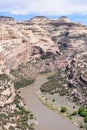 The Scenic Beauty of Colorado. Wagon Wheel Point on the Yampa River in Dinosaur National Monument Royalty Free Stock Photo