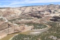 The Scenic Beauty of Colorado. Wagon Wheel Point on the Yampa River in Dinosaur National Monument Royalty Free Stock Photo