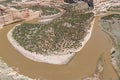 The Scenic Beauty of Colorado. View of the Yampa River Bend at Wagon Wheel Point Royalty Free Stock Photo