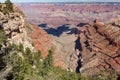 South Rim Grand Canyon Scenic Landscape Royalty Free Stock Photo