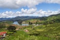 Scenic beauty of Ooty against blue sky