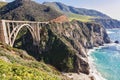 Scenic Bixby Bridge Big Sur Royalty Free Stock Photo