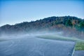 Scenic Blue Ridge Parkway Appalachians Smoky Mountains autumn La Royalty Free Stock Photo