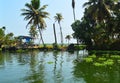 Scenic boat jetty used for public transport Royalty Free Stock Photo