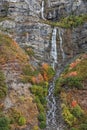 Scenic Bridal Veil Falls in Autumn Royalty Free Stock Photo