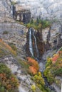 Scenic Bridal veil water falls in Utah Royalty Free Stock Photo