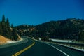 Scenic byway on Highway 14 through Cedar Canyon toward Cedar Breaks and Bryce Canyon National Park