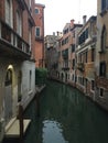 Scenic canal in Venice