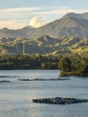 The scenic Canili-Diayo Dam and Reservoir at the border of Aurora and Nueva Viscaya provinces on the island of Luzon, Philippines