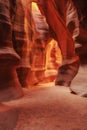 Scenic cathedral, Canyon Antelope near Page, Arizona USA Royalty Free Stock Photo