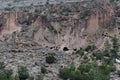 Scenic Caverns and Cliff Dwellings in Bandelier National Monument