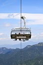 Scenic chairlift Royalty Free Stock Photo