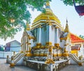 The scenic Chedi of Wat Puak Taem temple, Chiang Mai, Thailand
