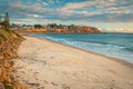 Scenic Christies Beach coastline view at sunset Royalty Free Stock Photo