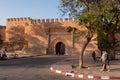 Scenic city wall of ancient Moroccan Taroudannt