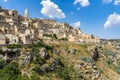 Scenic cityscape of Matera Sasso Caveoso district, Basilicata, Italy