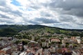 Scenic cityscape of Nachod city in Czech Republic photography