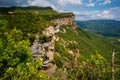 Scenic cliffs in the Tavertet area. Central Catalonia Royalty Free Stock Photo