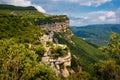 Scenic cliffs in the Tavertet area. Central Catalonia Royalty Free Stock Photo