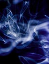 Scenic clouds of smoke Royalty Free Stock Photo