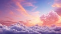 scenic cloudy sky background