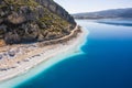 Scenic coast of Salda lake