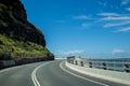 Scenic coast with Sea Cliff Bridge, Wollongong Australia Royalty Free Stock Photo