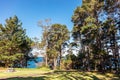 Scenic coastal views at Eden, NSW in Australia. Royalty Free Stock Photo