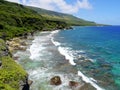 Scenic coastal views of Rota, CNMI