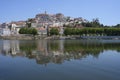 Scenic Coimbra city at Mondego river in Portugal Royalty Free Stock Photo