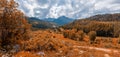 Scenic Colorado landscape at continental divide Royalty Free Stock Photo