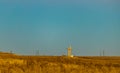 Scenic Colorado prairie landscape on sunset