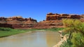 Colorado river landscape in Utah Royalty Free Stock Photo
