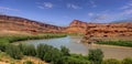 Scenic Colorado river landscape in Utah Royalty Free Stock Photo