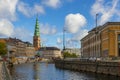 Scenic Copenhagen cityscape near Christiansborg Palace