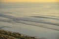 Scenic Del Mar Southern California with beach and shoreline view at sunset Royalty Free Stock Photo