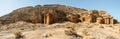 Red Rock Canyon State park, California. Panorama Royalty Free Stock Photo