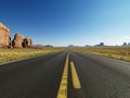 Scenic desert highway.