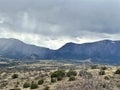 State Route Highway 87 scenic landscape view from Phoenix, Arizona to Payson Arizona, United States Royalty Free Stock Photo