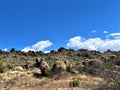 State Route Highway 87 scenic landscape view from Phoenix, Arizona to Payson Arizona, United States Royalty Free Stock Photo