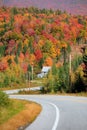 Scenic drive through New England