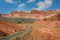 Scenic Drive in Capitol Reef Royalty Free Stock Photo