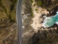 Halona Cove Landscape Highway Oahu, Hawaii Royalty Free Stock Photo