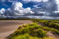 Scenic Dune Landscape At Sandy Achnahaird Beach In Scotland Royalty Free Stock Photo