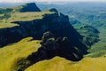 Scenic Espraiado Canyon in Urubici, Santa Catarina, Brazil. Aerial view